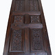 200x100 cm vintage orient solid wood handmade and hand carved  sliding door room door Barndoors door panel from Nuristan Afghanaistan  23/H
