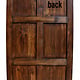 200x100 cm vintage orient solid wood handmade and hand carved  sliding door room door Barndoors door panel from Nuristan Afghanaistan  23/M