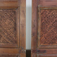 a couple of Antique orient solid wood handmade and hand carved  sliding door room door Barndoors door panel from Swat valley pakistan  23/S