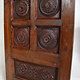 a couple of Antique orient solid wood handmade and hand carved sliding door room door Barndoors door panel from Swat valley pakistan 23/T