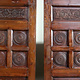 a couple of Antique orient solid wood handmade and hand carved sliding door room door Barndoors door panel from Swat valley pakistan 23/T