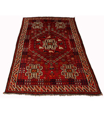 245x155 cm echt handgeknüpfte strapazierfähige vintag Nomaden Orientteppich aus reine Wolle Nr: 23/1