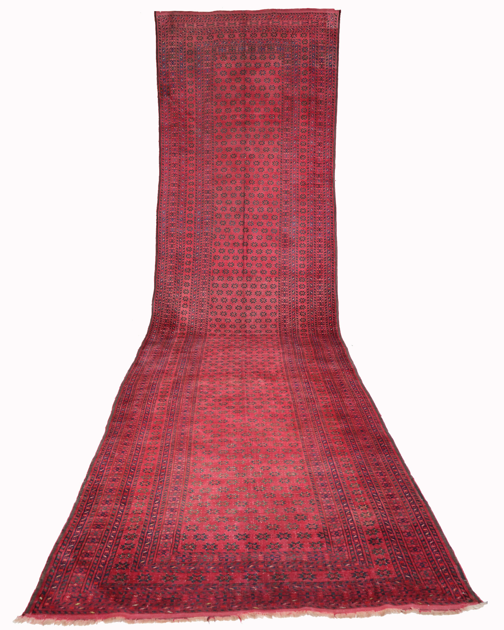 515x135 cm antik Seltener turkmen orientteppich Bukhara orientteppich Flurteppich Läufer teppich lang teppich Nr:23/2