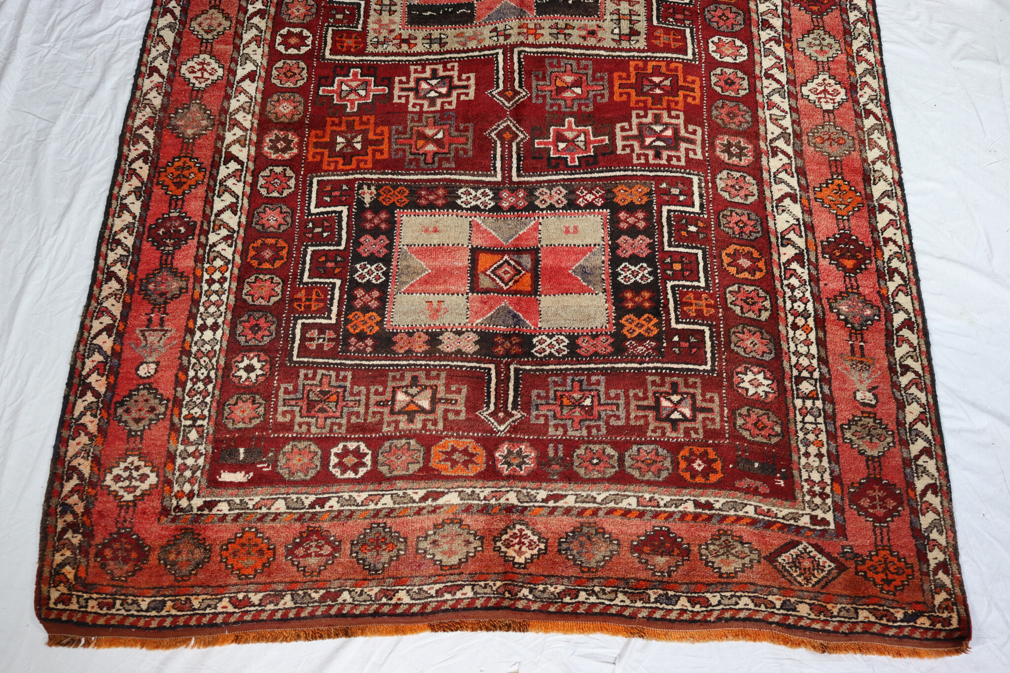 290x160 cm echt handgeknüpfte strapazierfähige vintag Nomaden kurdische Orientteppich   Nr: 23/3