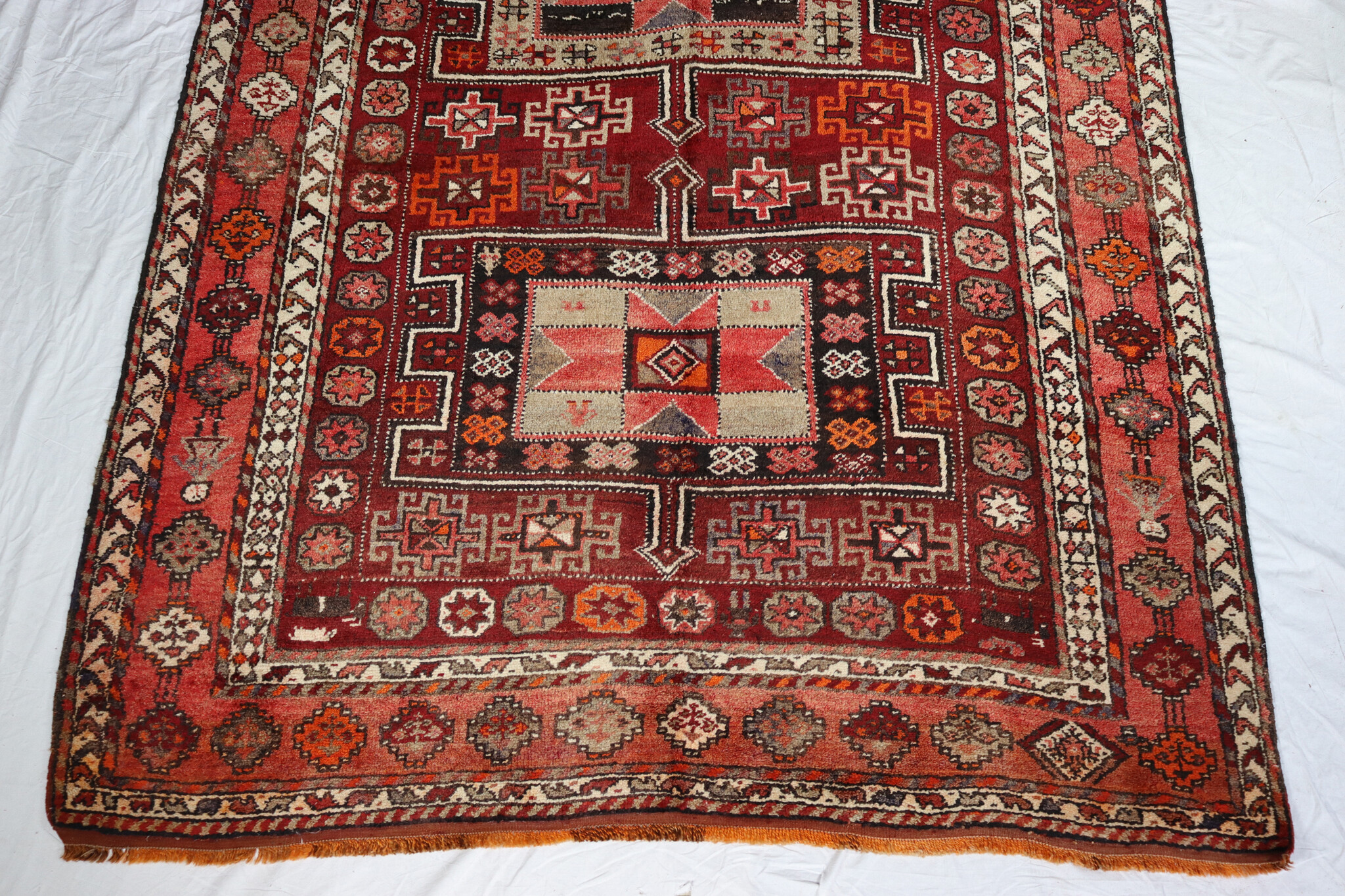 290x160 cm Vintage Oriental Hand Knotted  nomadic kurdish Rug Carpet  No:23/3