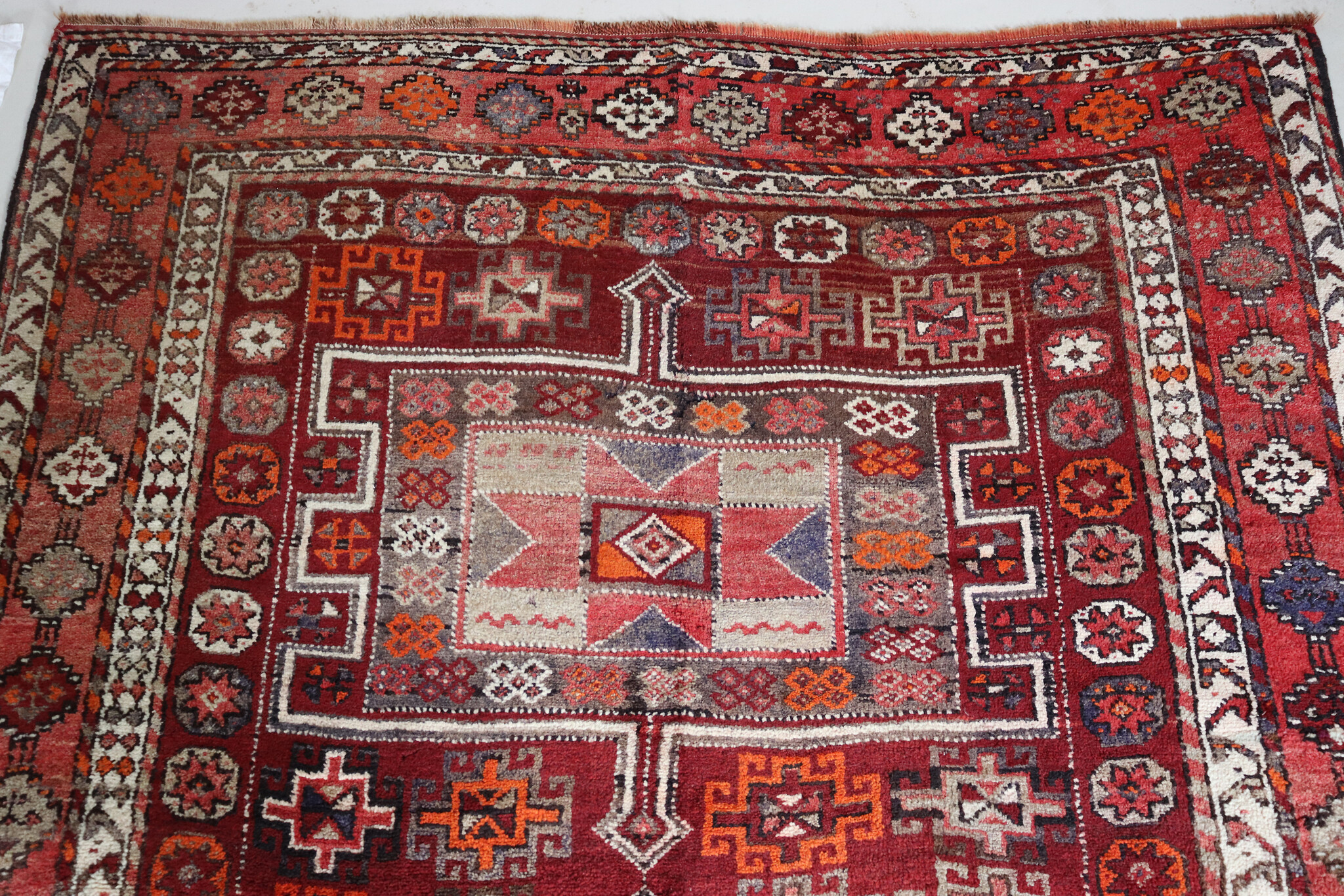 290x160 cm Vintage Oriental Hand Knotted  nomadic kurdish Rug Carpet  No:23/3