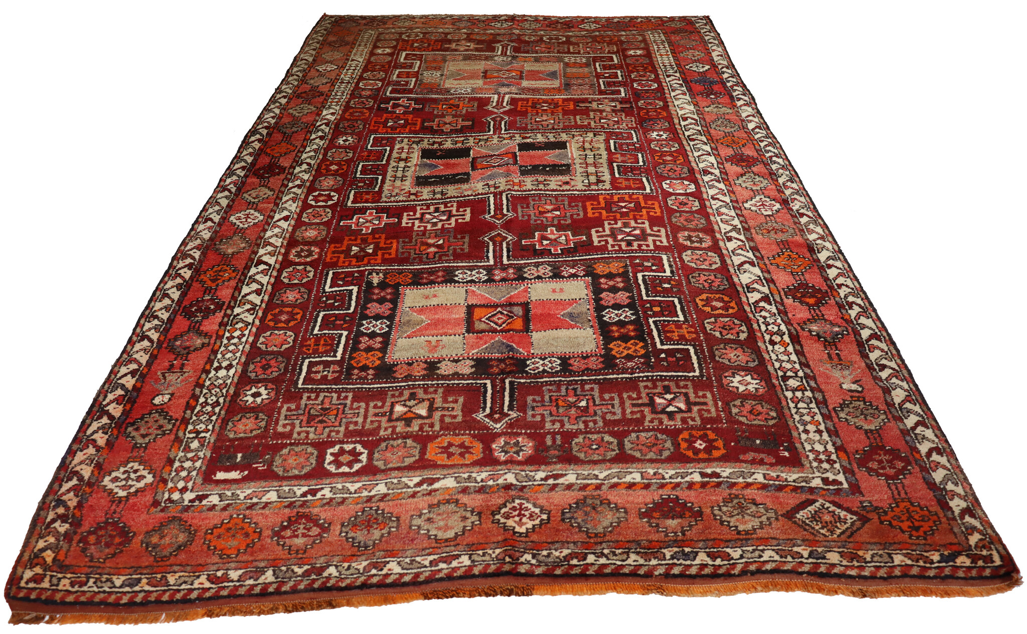 290x160 cm Vintage Oriental Hand Knotted  nomadic kurdish Rug Carpet  No:23/3