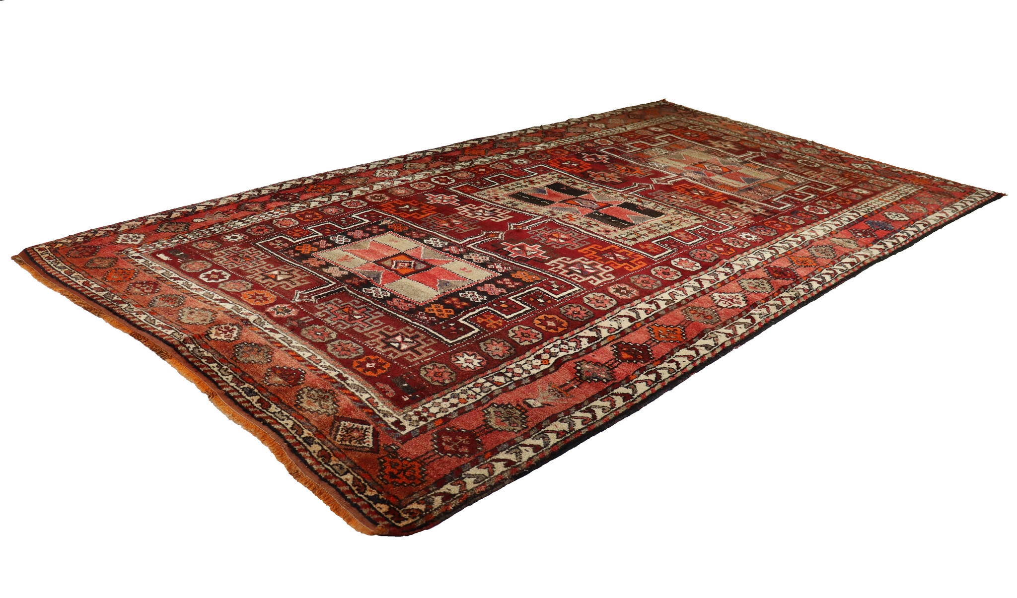 290x160 cm Vintage Oriental Hand Knotted  nomadic kurdish Rug Carpet  No:23/3