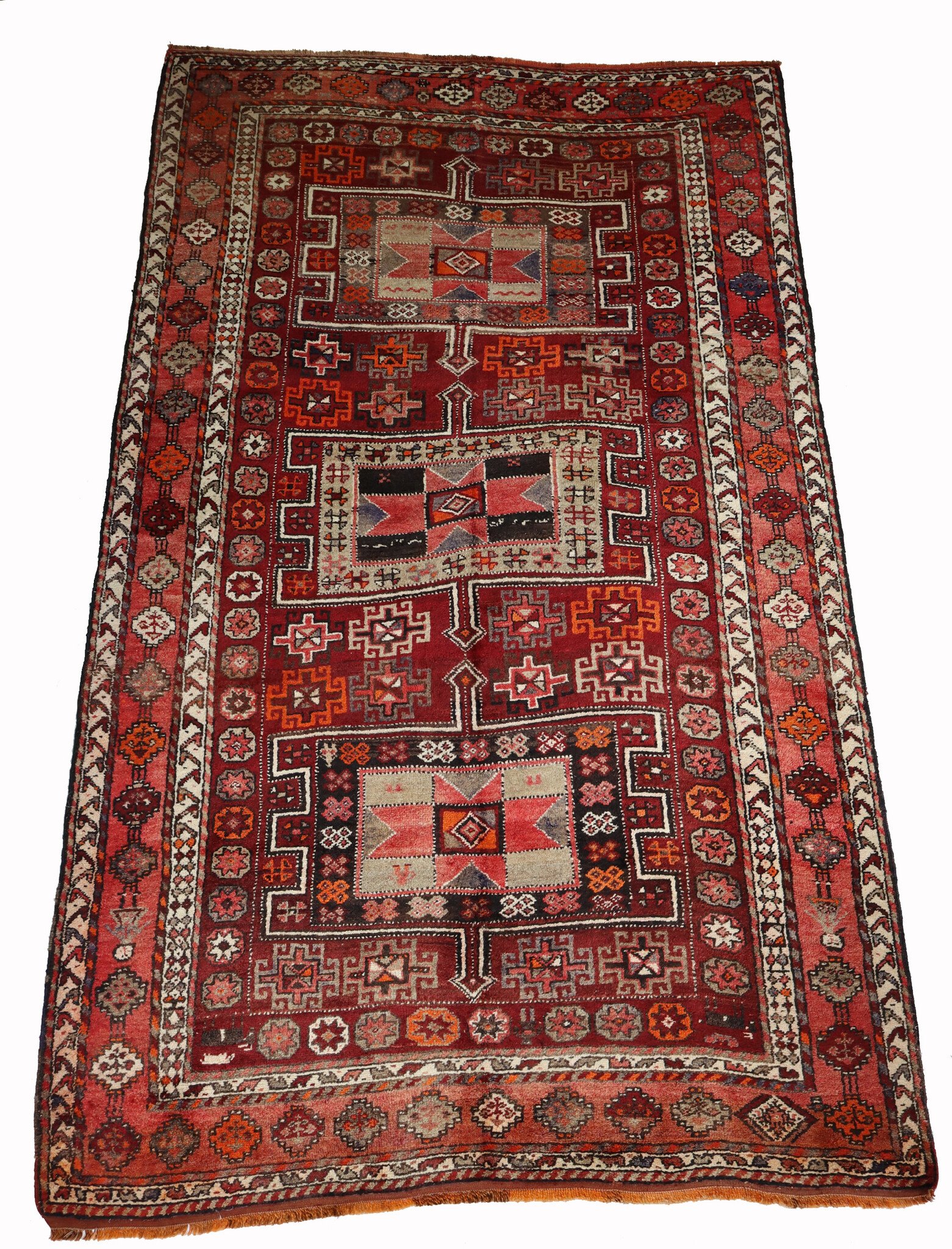 290x160 cm Vintage Oriental Hand Knotted  nomadic kurdish Rug Carpet  No:23/3