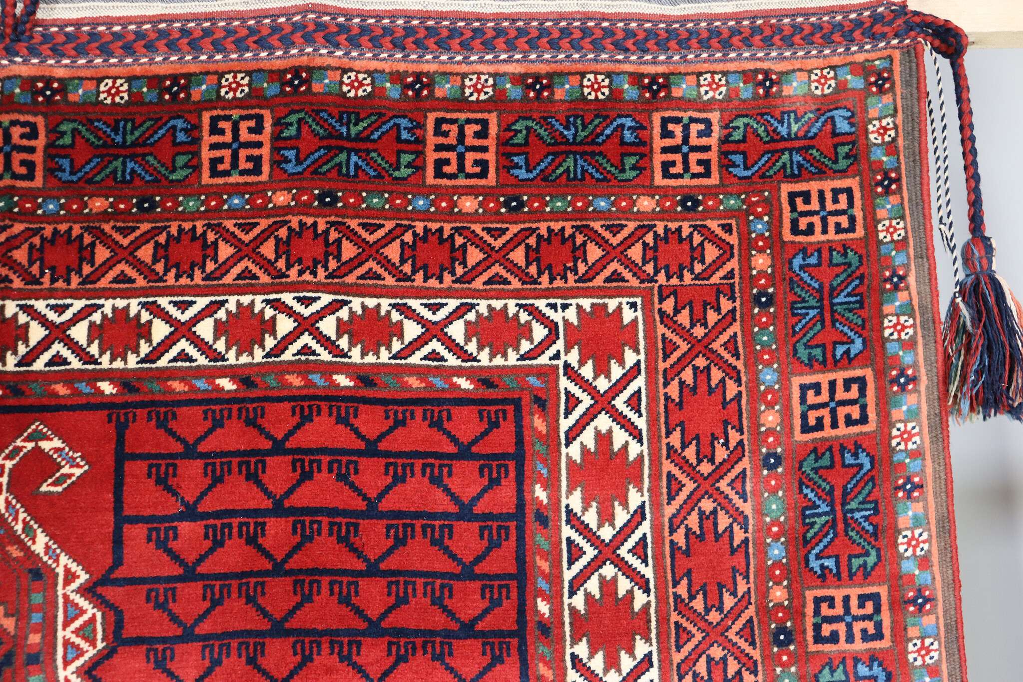 7.2 x 5.2" feet  nomads tekke turkmen Bukhara engsi Hatchlou tent carpet rug from Afghanistan No: 504