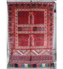 7.2 x 5.2" feet  nomads tekke turkmen Bukhara engsi Hatchlou tent carpet rug from Afghanistan No: 504