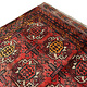362x170 cm Vintage Oriental Hand Knotted  nomadic kurdish Rug Carpet  Damaged