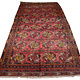 362x170 cm Vintage Oriental Hand Knotted  nomadic kurdish Rug Carpet  Damaged