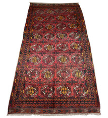 362x170 cm Vintage Oriental Hand Knotted  nomadic  kurdishRug Carpet  Damaged