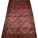 362x170 cm Vintage Oriental Hand Knotted  nomadic kurdish Rug Carpet  Damaged