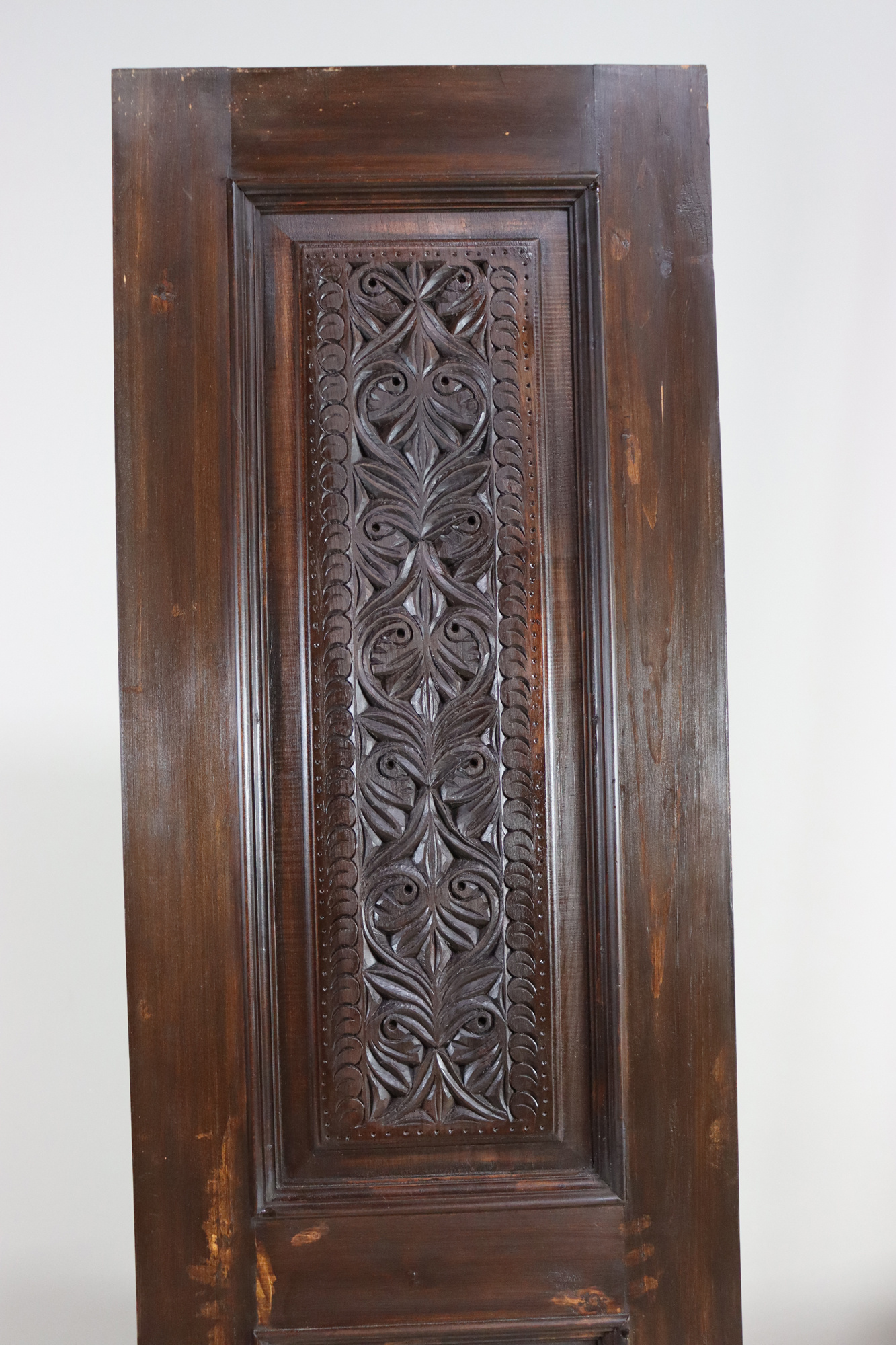 ein paar 200x50 cm vintage Massiv Holz handgefertigt und handgeschnitzte Tür zimmertür Schiebetür Scheunentor Zimmertüre Innentüre türplatte 23/V
