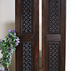a couple 200x50 cm vintage orient solid wood handmade and hand carved  sliding door room door Barndoors door panel from Nuristan Afghanaistan  23/Y