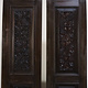 ein paar 200x50 cm vintage Massiv Holz handgefertigt und handgeschnitzte Tür zimmertür Schiebetür Scheunentor Zimmertüre Innentüre türplatte 23/Z