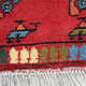 120x80 cm Afghan Kriegteppich Handgeknüpf Teppich Afghanistan 23/PK20