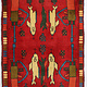 120x80 cm Afghan Kriegteppich Handgeknüpf Teppich Afghanistan 23/PK20