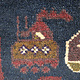 147x94 cm Afghan Kriegteppich Handgeknüpf Teppich Afghanistan 23/PK18