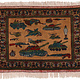 93x70 cm Afghan Kriegteppich Handgeknüpf Teppich Afghanistan 23/PK117