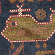 150x95 cm Afghan Kriegteppich Handgeknüpf Teppich Afghanistan 23/PK17