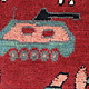 80x60 cm Afghan  Warrug Afghanistan 23/PK49