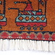 75x55 cm Afghan Kriegteppich Handgeknüpf Teppich Afghanistan 23/PK50