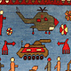 145x100 cm Afghan  Warrug Afghanistan 23/PK14