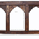 massivholz handgeschnitzte orient Afghan Fenster Holz spiegel Bogen Rahmen 23/A