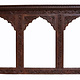 massivholz handgeschnitzte orient Afghan Fenster Holz spiegel Bogen Rahmen 23/A