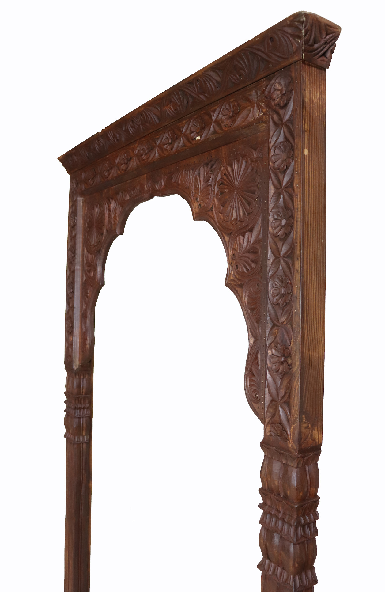 Mirror carving wooden Archway Frame from Nuristan Afghanistan 23/B