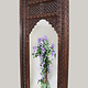 Mirror carving wooden Archway door Frame from Nuristan Afghanistan 23/F