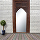 massivholz handgeschnitzte orient Afghan Fenster Holz spiegel tür Bogen Rahmen 23/K
