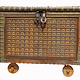 antique Huge very heavy Indian wedding Chest Dowry Chest Hope Chest Marriage Chest ,  on Wheels Rajasthan  india