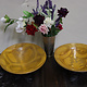 Set von 2 Stück  handgefertigt Keramik Teller aus  Swat-Tal Pakistan und Südafghanistan Nr. 23/A