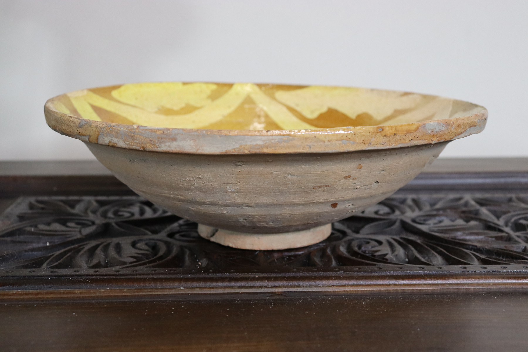 Set of 2 handmade Clay Bowls pottery bowl plate Dish from Swat valley Pakistan  south Afghanistan No:23/D