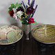 Set von 2 Stück  handgefertigt Keramik Teller aus  Swat-Tal Pakistan und Südafghanistan Nr. 23/E
