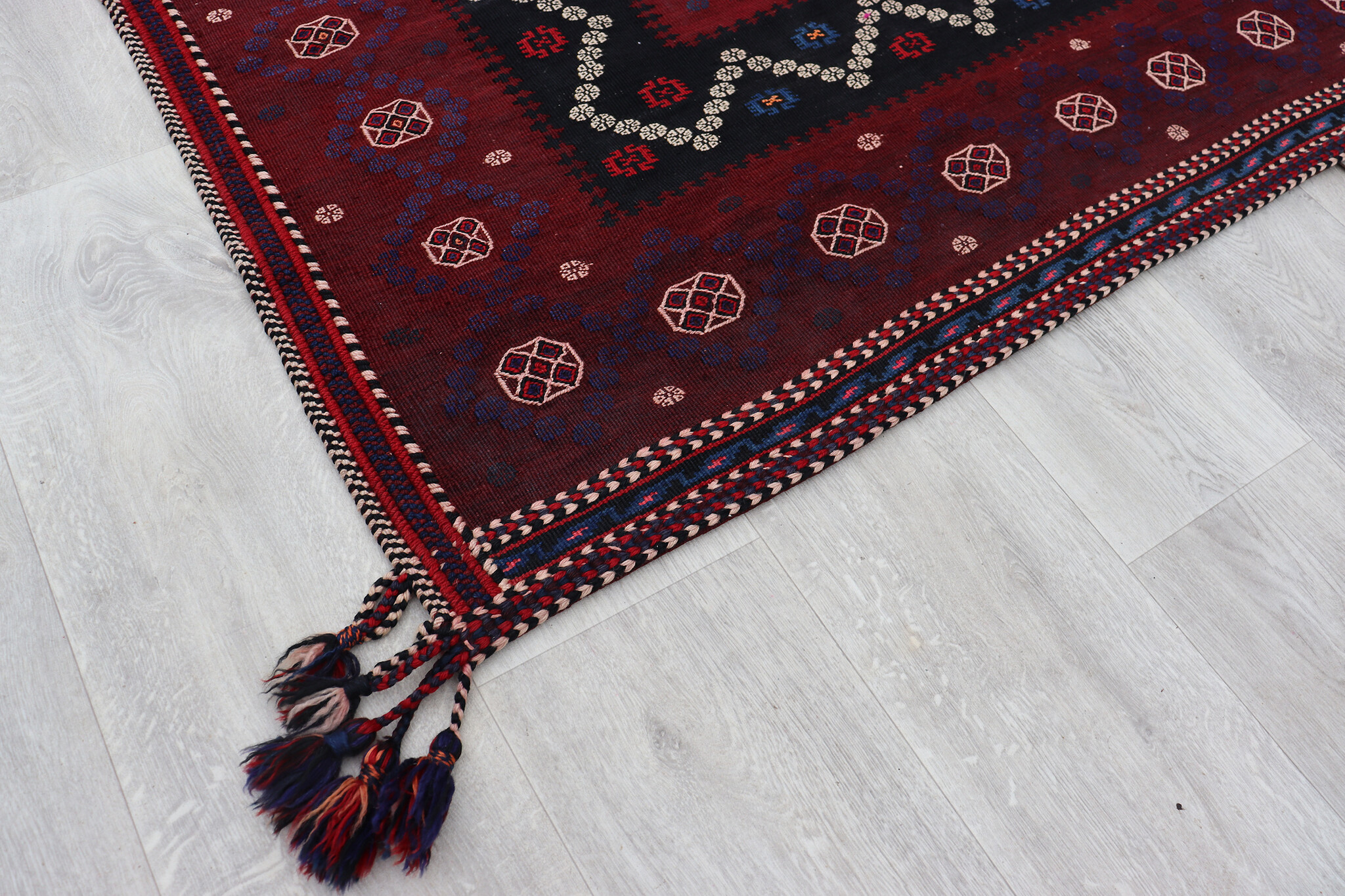 140x130  cm  oriental Handmade nomadic  kilim from Afghanistan sofrah No:  78