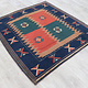 140x140  cm  oriental Handmade nomadic  kilim from Afghanistan sofrah No:75