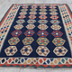 138x106  cm  oriental Handmade nomadic  kilim from Afghanistan sofrah No: 74