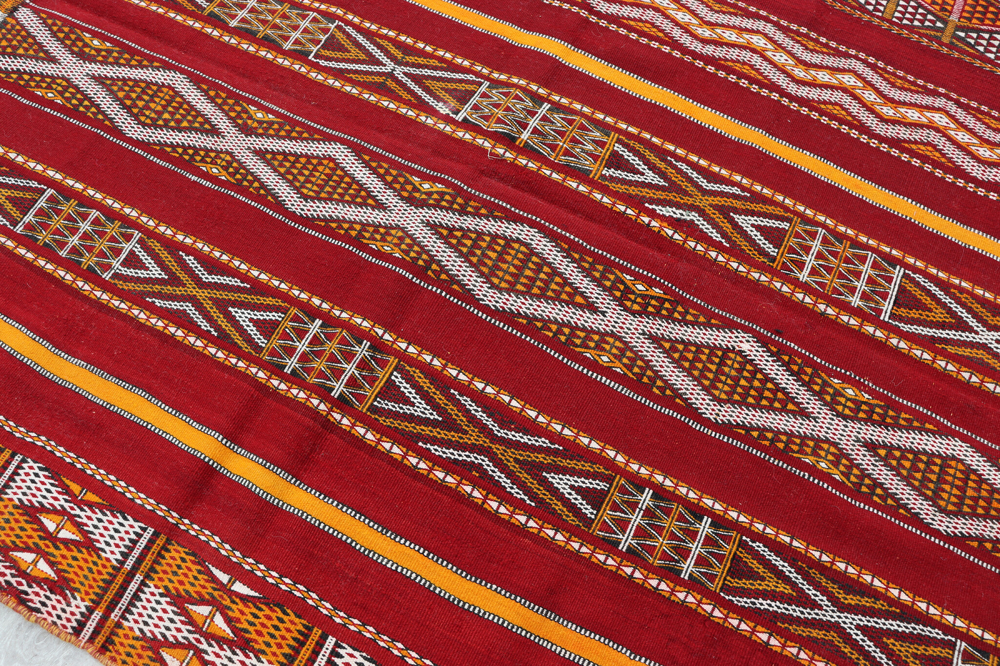 163x130  cm  oriental Handmade nomadic  kilim from Afghanistan sofrah No:  73