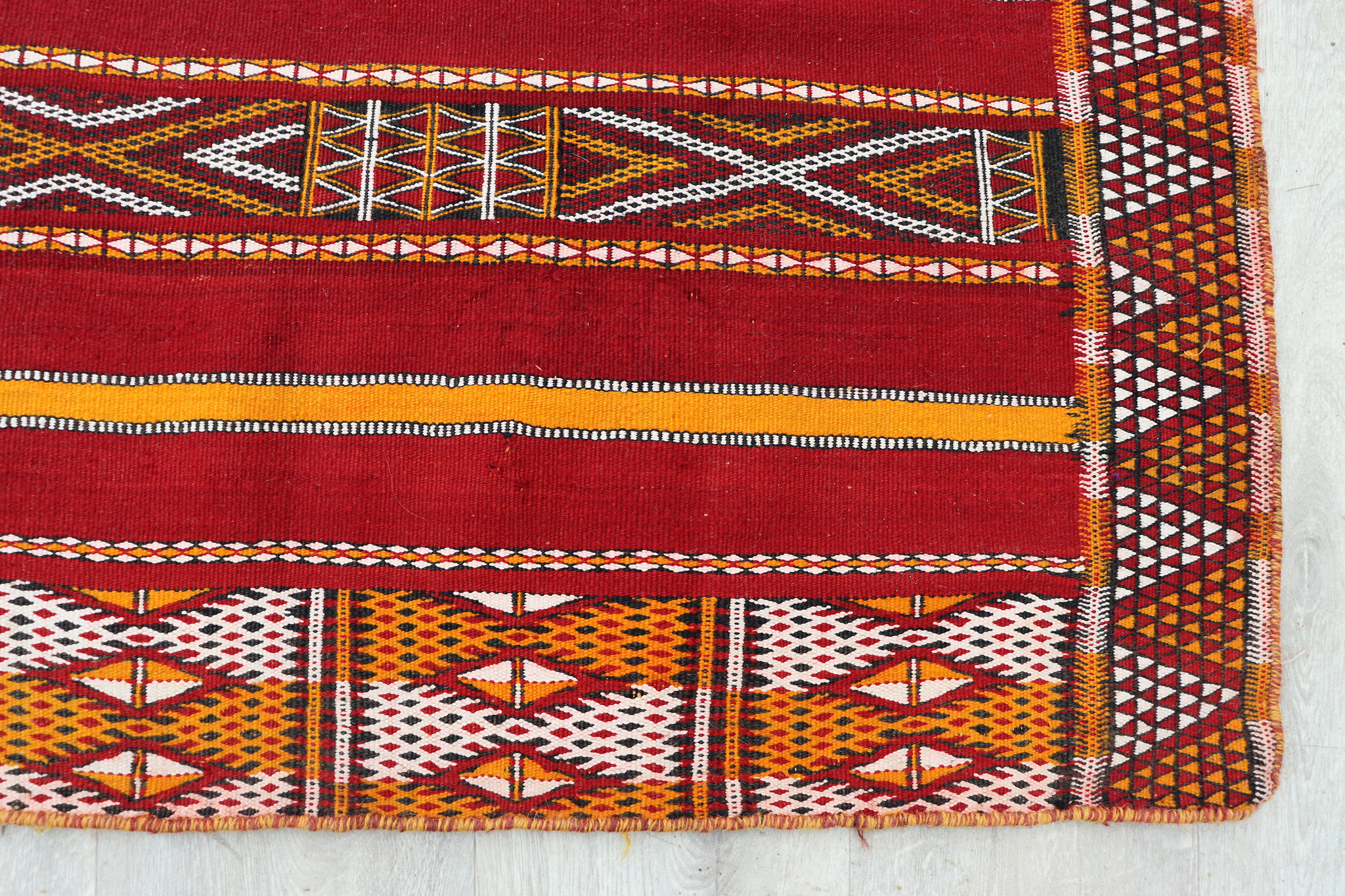 163x130  cm  oriental Handmade nomadic  kilim from Afghanistan sofrah No:  73