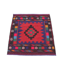 120x120 cm handgewebte nomaden orient Kelim aus Afghanistan sofrah Nr:  72