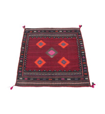 130x128  cm  oriental Handmade nomadic  kilim from Afghanistan sofrah No:  71