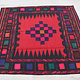 120x120  cm  oriental Handmade nomadic  kilim from Afghanistan sofrah No:  69