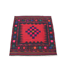 120x120  cm  oriental Handmade nomadic  kilim from Afghanistan sofrah No:  69