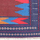 121x121  cm handgewebte nomaden orient Kelim aus Afghanistan sofrah Nr:68