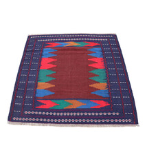 121x121 cm handgewebte nomaden orient Kelim aus Afghanistan sofrah Nr:  68